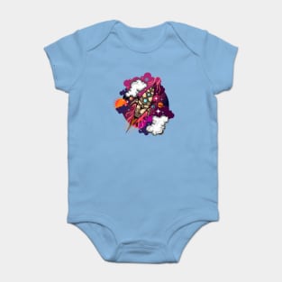 Through The Galaxy Baby Bodysuit